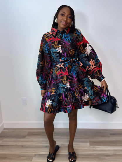 PLEATED DRESS