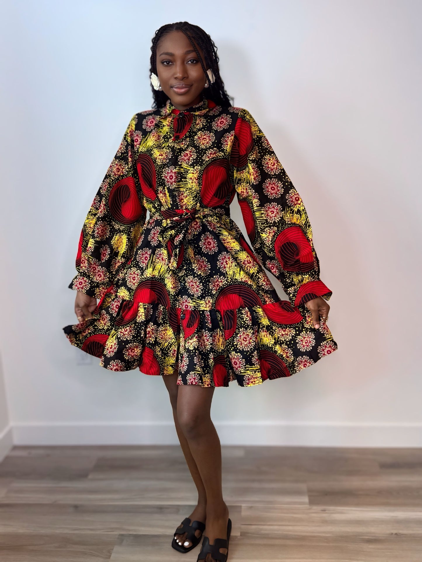 PLEATED DRESS