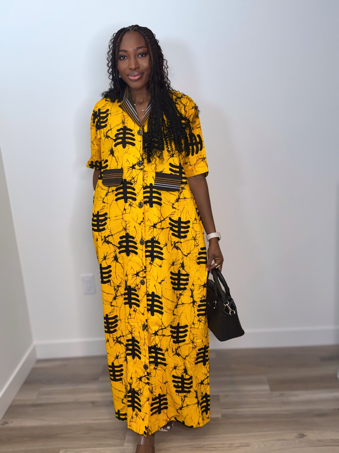 The AMINA Shirt Dress