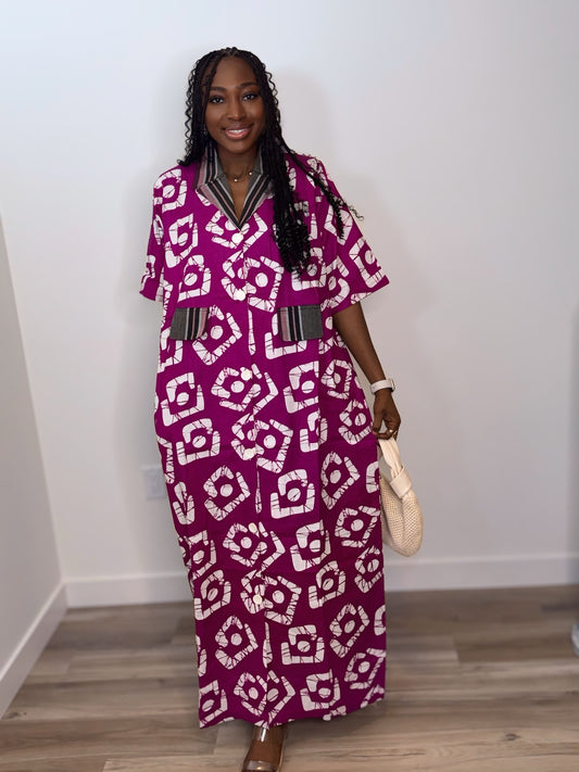 The AMINA Shirt Dress