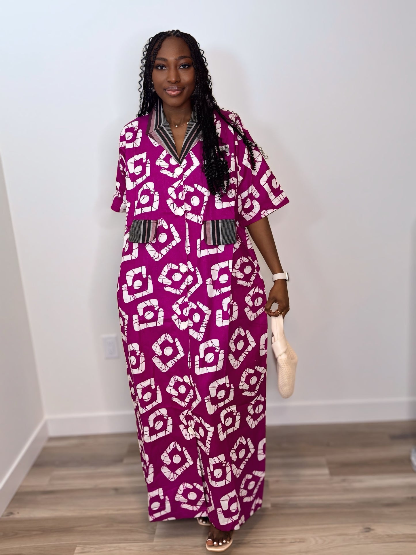 The AMINA Shirt Dress