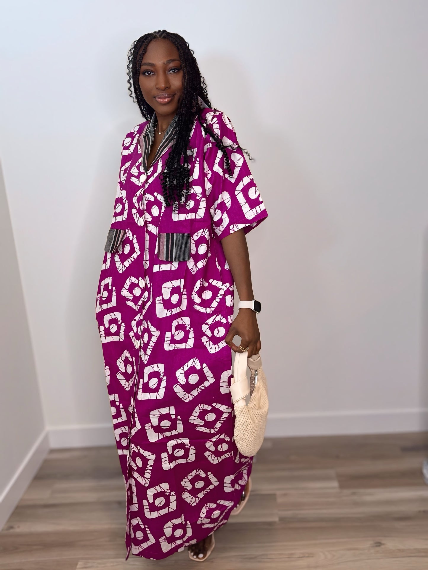 The AMINA Shirt Dress