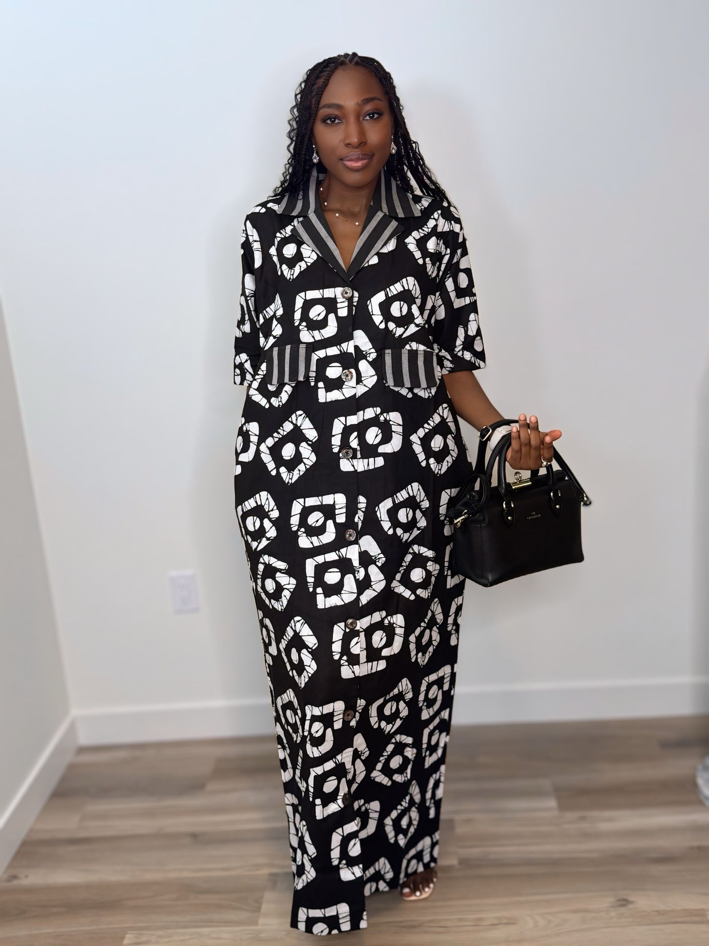 The AMINA Shirt Dress