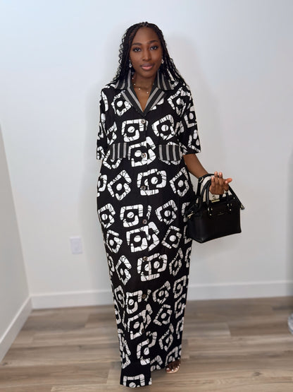 The AMINA Shirt Dress
