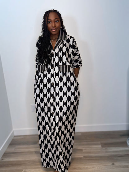 The AMINA Shirt Dress