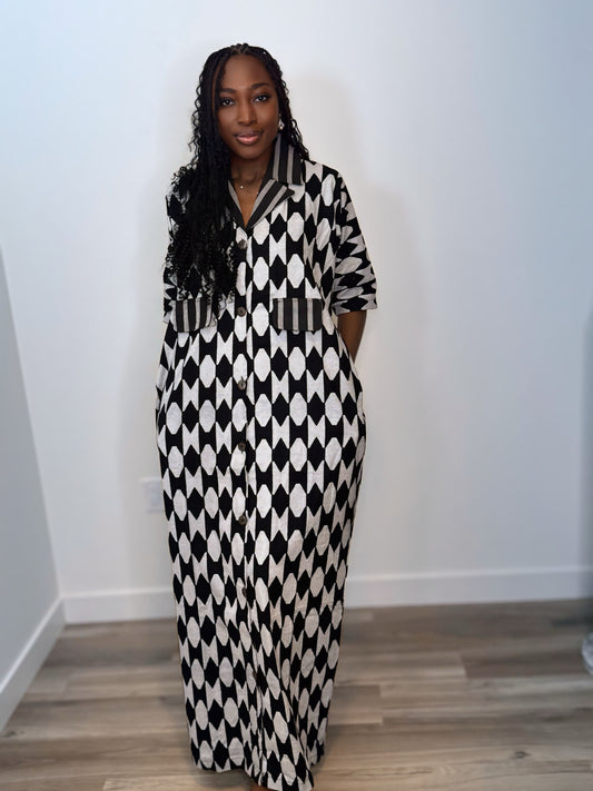 The AMINA Shirt Dress